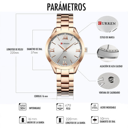 Reloj Curren 9007 Para Mujer