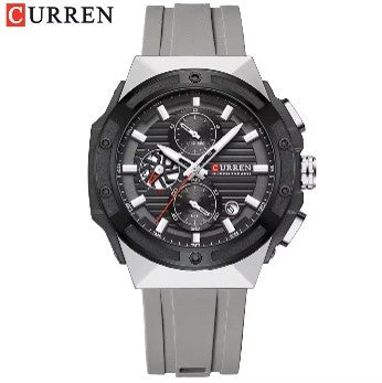 Reloj Curren 8462 Silicona crono funcion