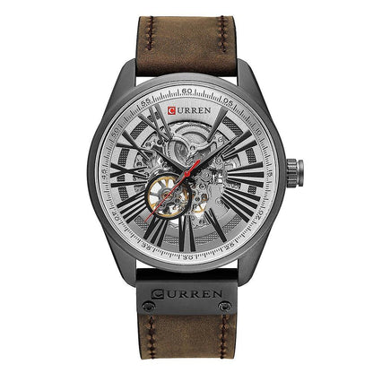 Curren 8299 Hombre Cuero Automatico