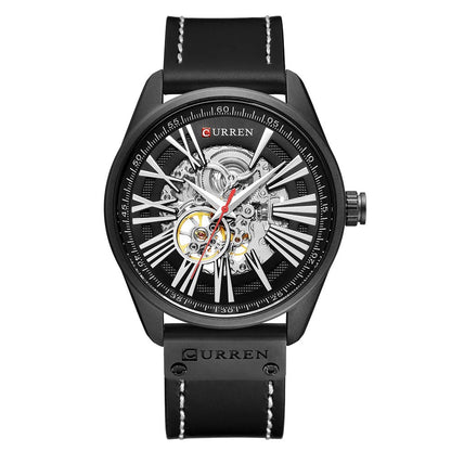 Curren 8299 Hombre Cuero Automatico